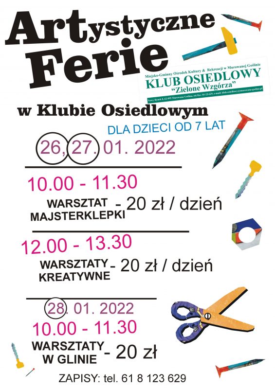 ferie KLUB OSIEDLOWY