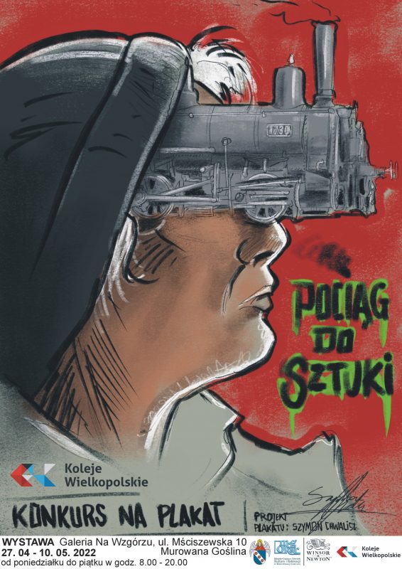 PLAKAT POCIĄG DO SZTUKI A4
