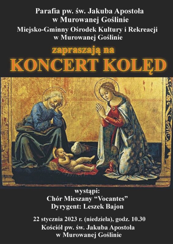 koncert kolęd vocantes 22 stycznia A4