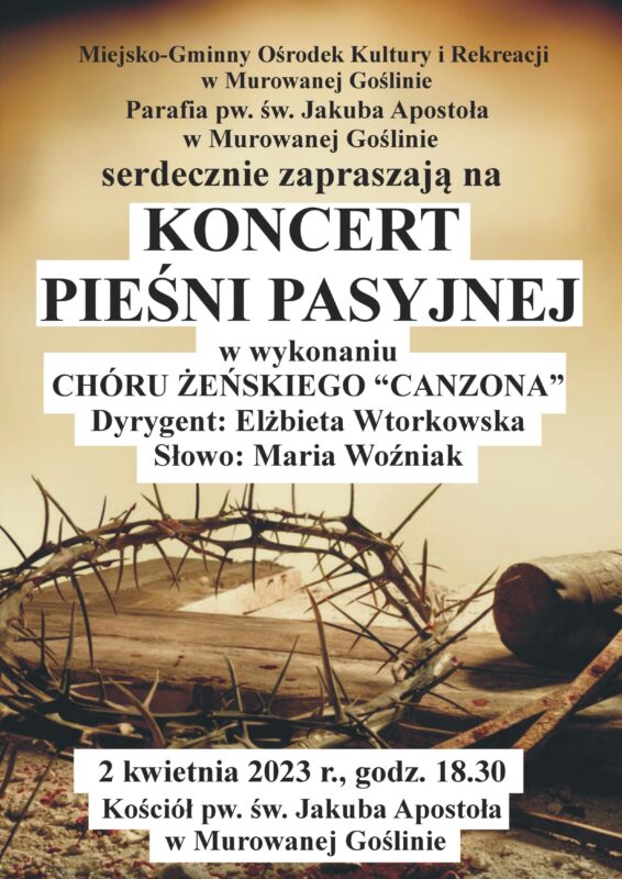 koncert pieśni pasyjnej A4