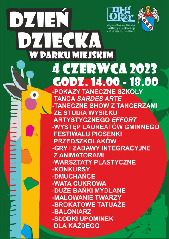 dzień dziecka 2023 plakat A4
