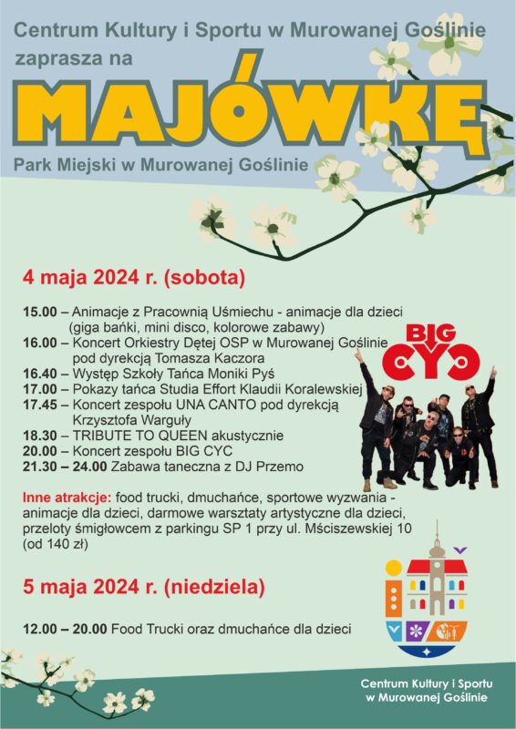 plakat A4 MAJÓWKA 2024