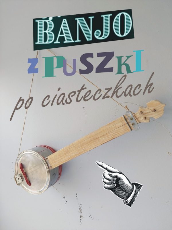 Banjo zawieszone na sznurku