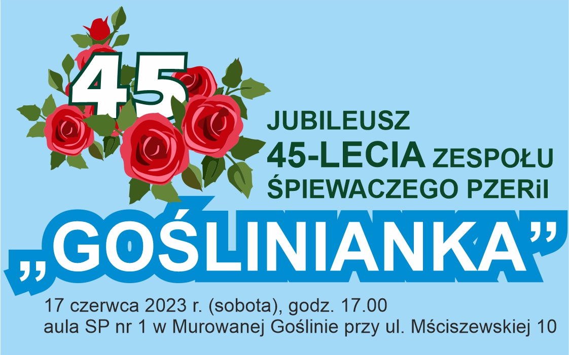 banerek www 45 LAT GOŚLINIANKA