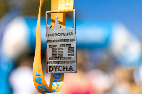 Medal dla uczestników biegu