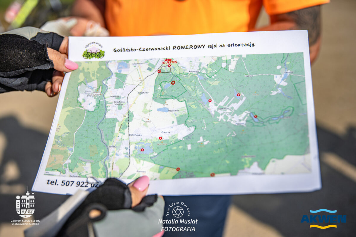 mapa rajdu