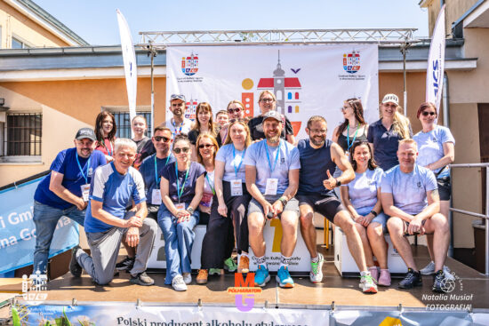 Organizatorzy wraz z częścią wolontariuszy