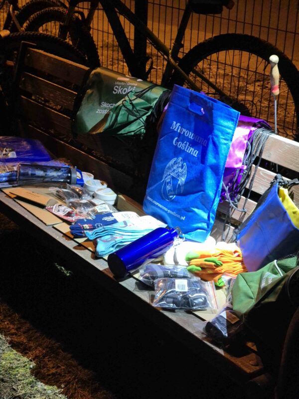 Gadżety dla uczestników rajdu