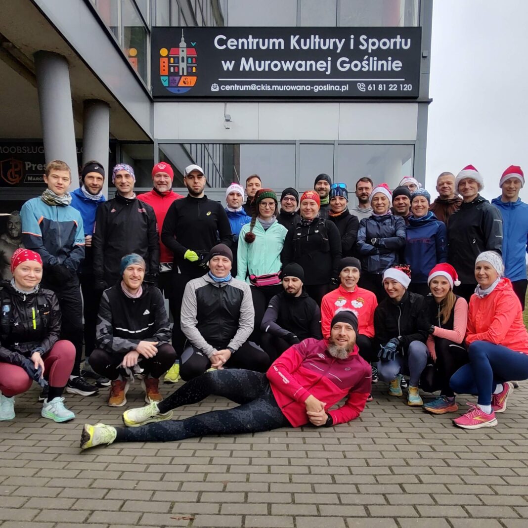 Uczestnicy Świątecznego treningu