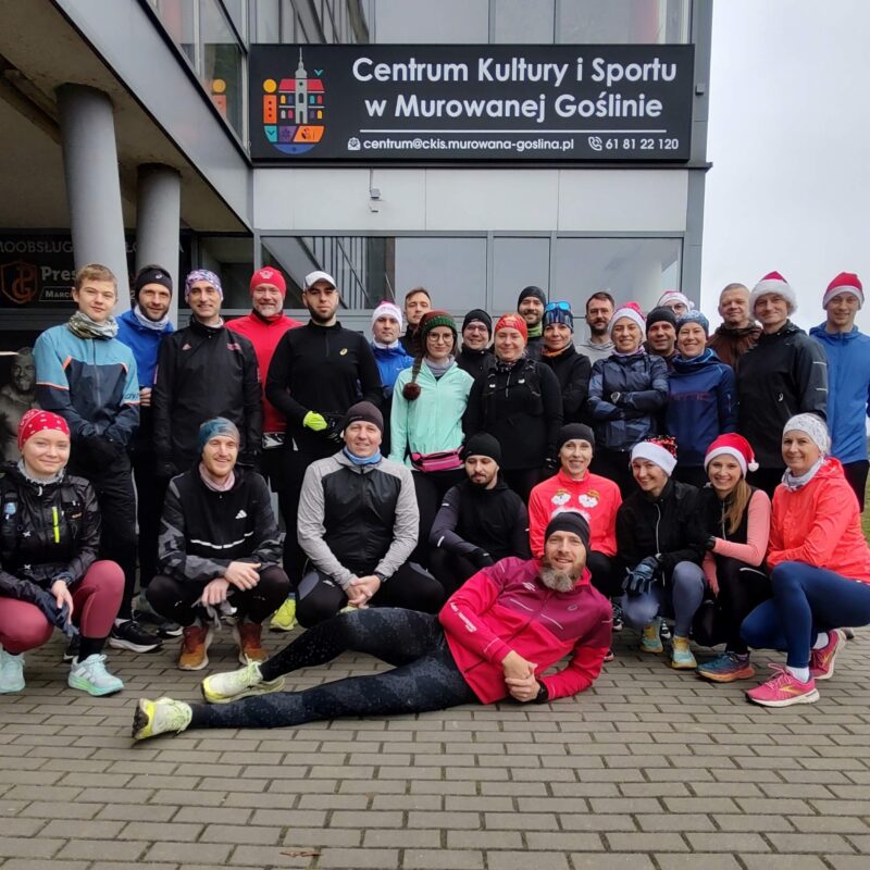 Uczestnicy Świątecznego treningu