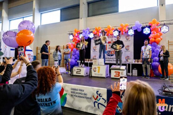 Dekoracja najlepszych zawodniczek