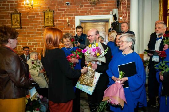 Składnie życzeń przez zaproszonych gości